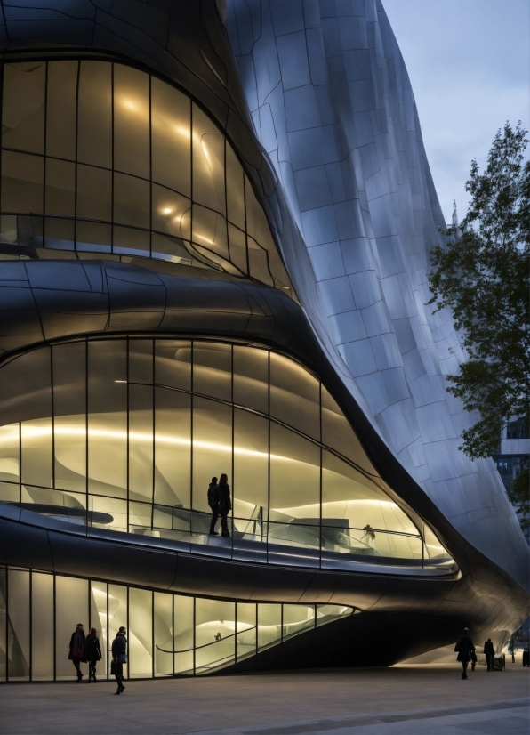 Building, Sky, Lighting, Architecture, Line, Facade