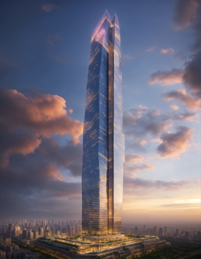 Cloud, Sky, Skyscraper, Building, Atmosphere, Daytime