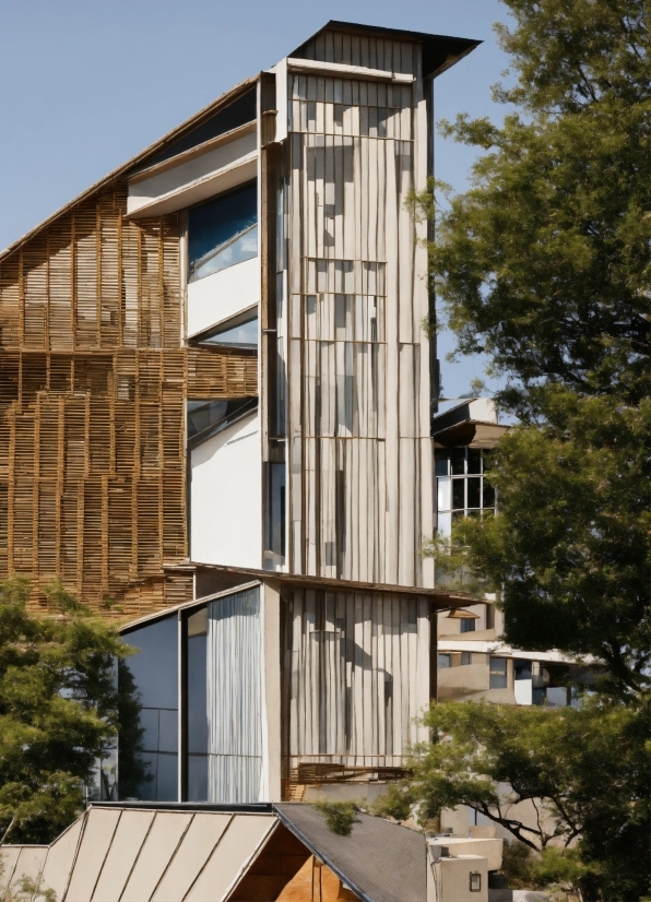 Building, Tree, Plant, Sky, Wood, Tower Block