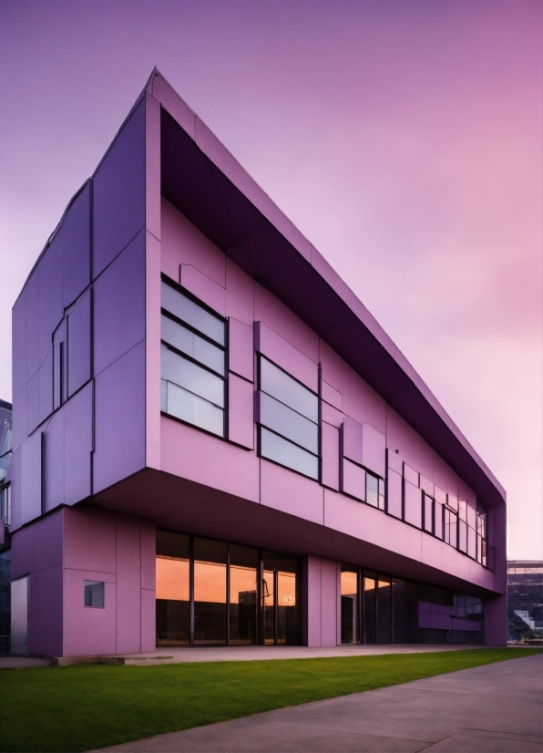 Building, Sky, Purple, Urban Design, Shade, Facade