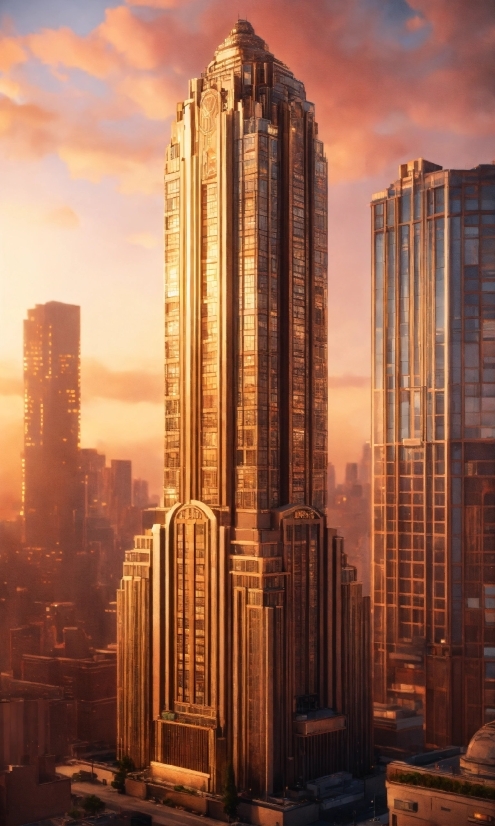 Cloud, Sky, Skyscraper, Building, Atmosphere, Daytime