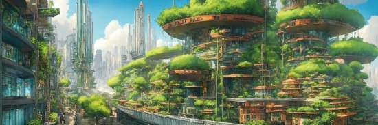 Skyscraper, Sky, Natural Landscape, Building, Travel, Biome