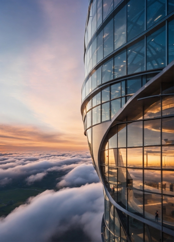 Cloud, Sky, Building, Skyscraper, Water, Window