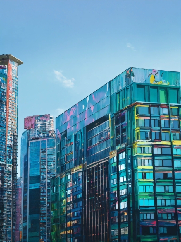 Sky, Building, Cloud, Skyscraper, Window, Tower Block