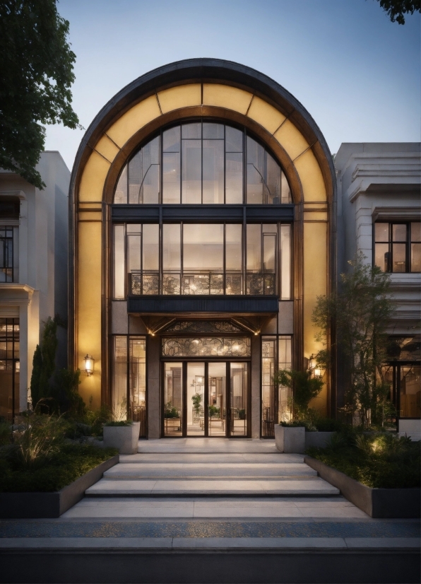 Plant, Building, Sky, Window, Door, Residential Area