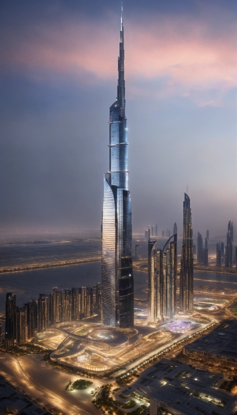 Skyscraper, Sky, Cloud, Building, Atmosphere, Tower