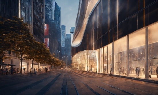 Building, Daytime, Infrastructure, Road Surface, Sky, Sunlight