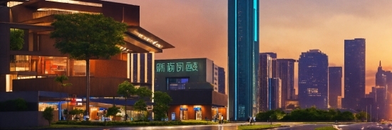 Building, Plant, Sky, Tower Block, Tree, Facade