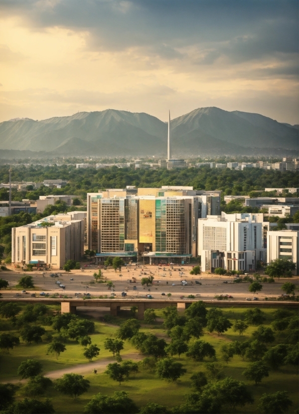 Cloud, Sky, Building, Mountain, Skyscraper, Tower Block