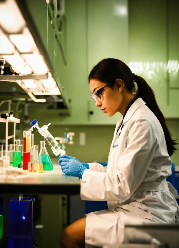 Safety Glove, Scientist, Laboratory, White Coat, Research, Researcher