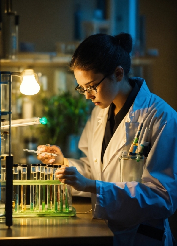 Glasses, Hand, Scientist, Research, Science, Laboratory