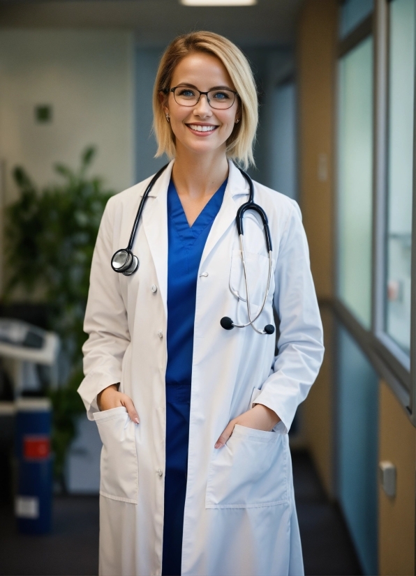 Smile, Sleeve, Health Care, White Coat, Medical, Stethoscope