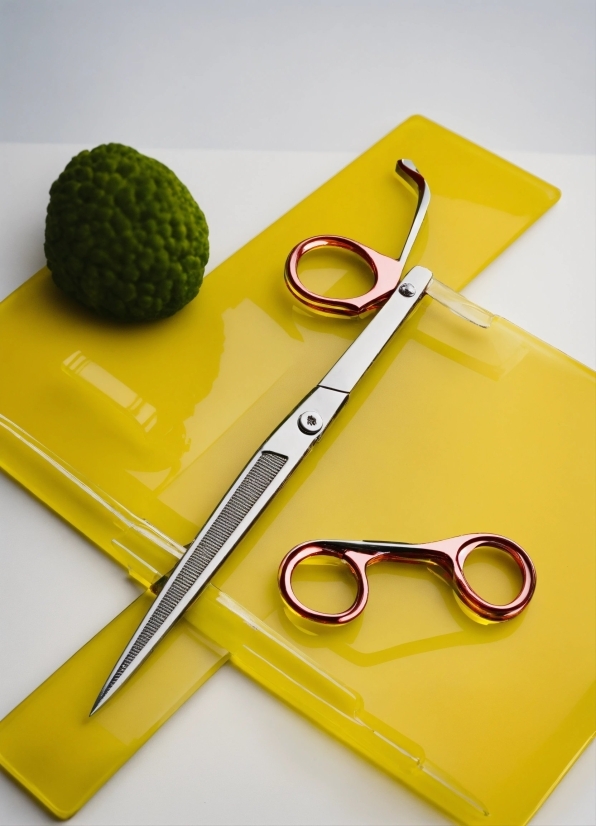 Rectangle, Fruit, Yellow, Scissors, Natural Foods, Tableware