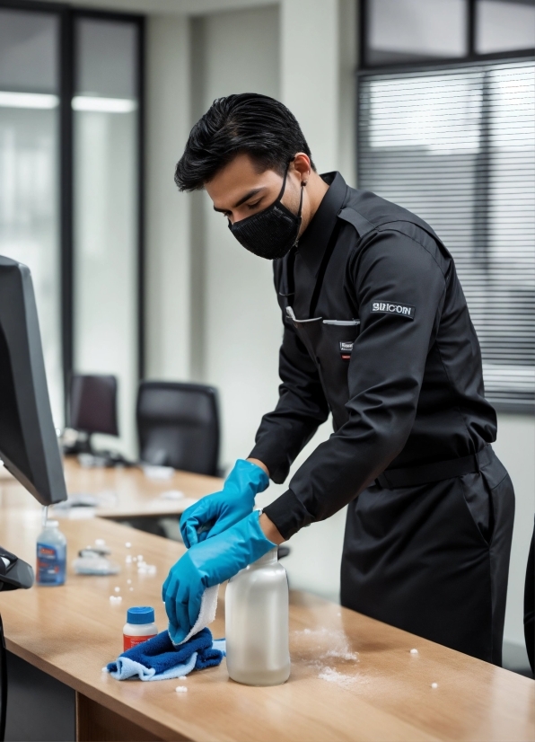 Table, Safety Glove, Workwear, Research, Sleeve, Glove