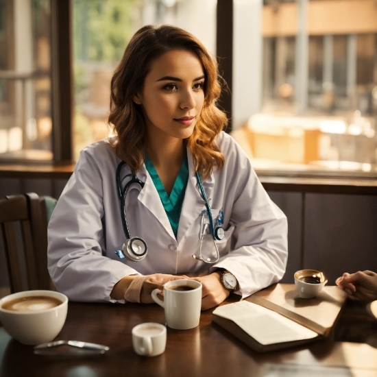 Tableware, Smile, Table, Human, Cup, Drinkware