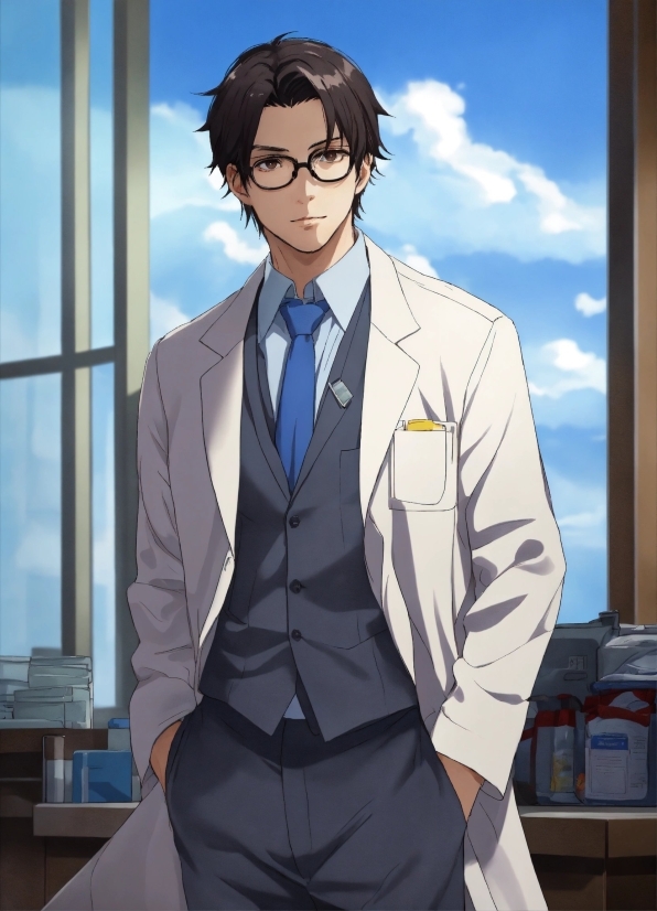 Glasses, Cloud, Sky, Dress Shirt, Vision Care, Sleeve