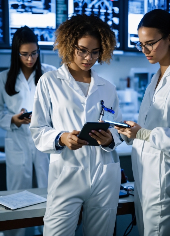 Glasses, Vision Care, Sleeve, Eyewear, Gesture, White Coat