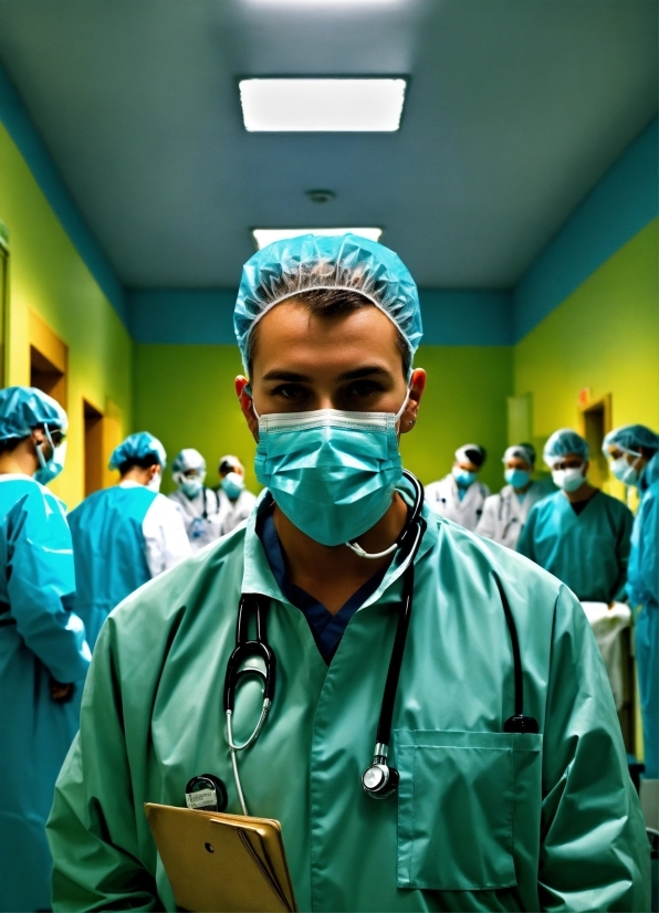 Scrubs, Green, Medical, Surgeon, Vision Care, Health Care Provider