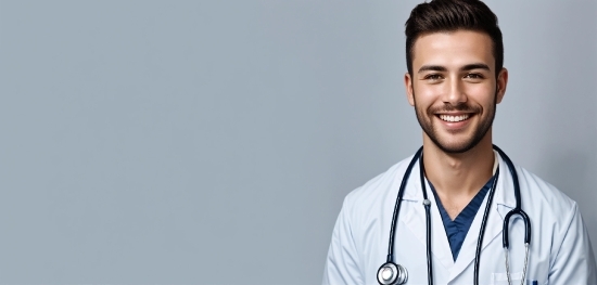 Smile, Sleeve, Flash Photography, Gesture, Stethoscope, Dress Shirt