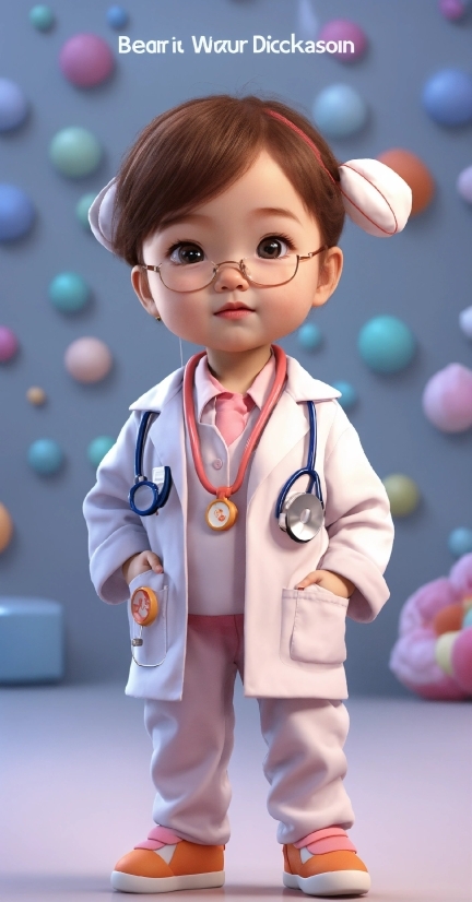 Glasses, Joint, Head, Outerwear, Toy, Dress Shirt