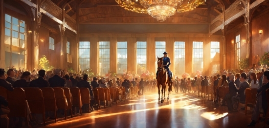 Horse, Window, Building, Entertainment, Hall, Horse Supplies