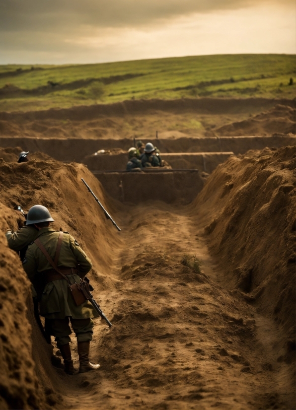 Sky, Ecoregion, Marines, Vehicle, Cloud, Military Person