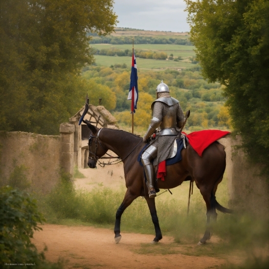 Horse, Plant, Tree, Working Animal, Helmet, Horse Tack