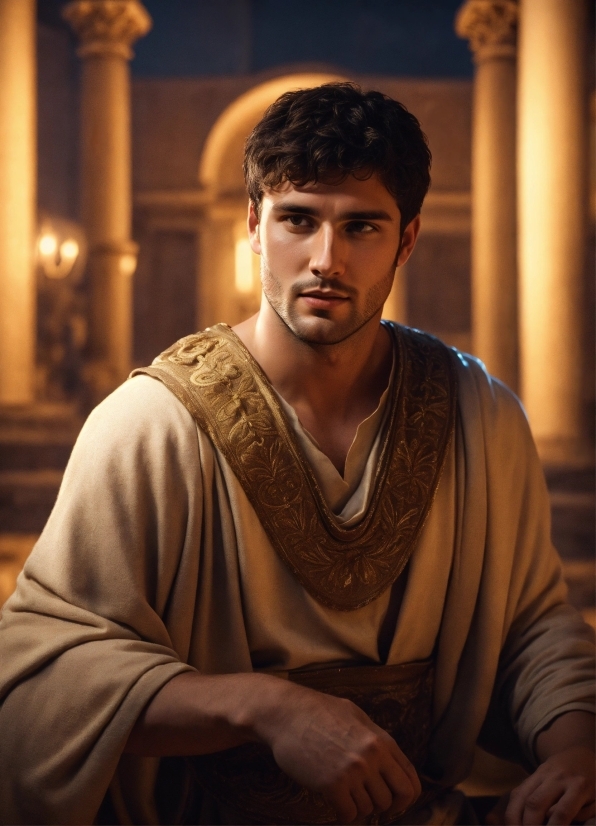 Chin, Hairstyle, Beard, Flash Photography, Neck, Temple