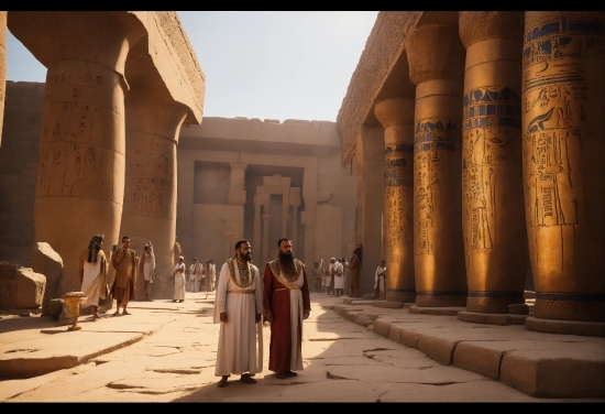 Temple, Sky, Arch, Landscape, Holy Places, Ancient History