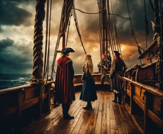 Sky, Boat, Cloud, Watercraft, Water, Mast