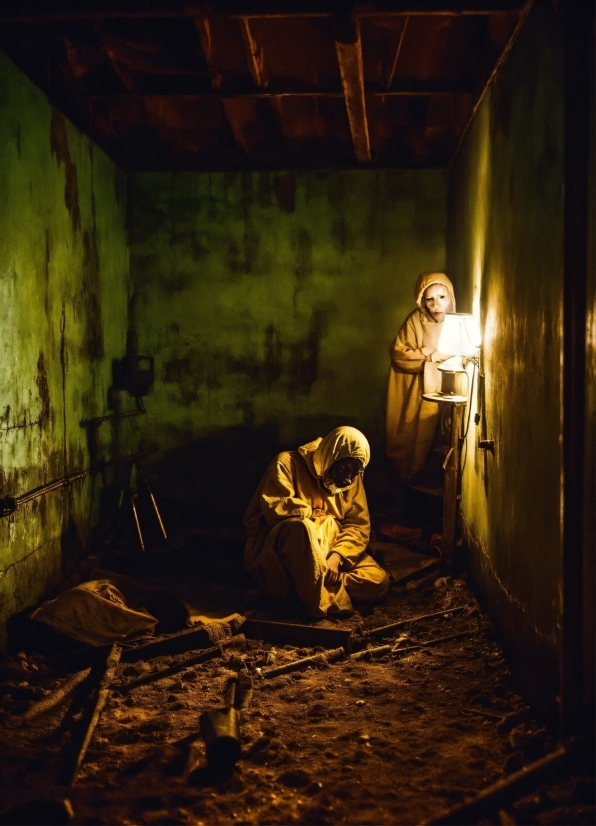 Wood, Tints And Shades, Flash Photography, Darkness, Room, Personal Protective Equipment