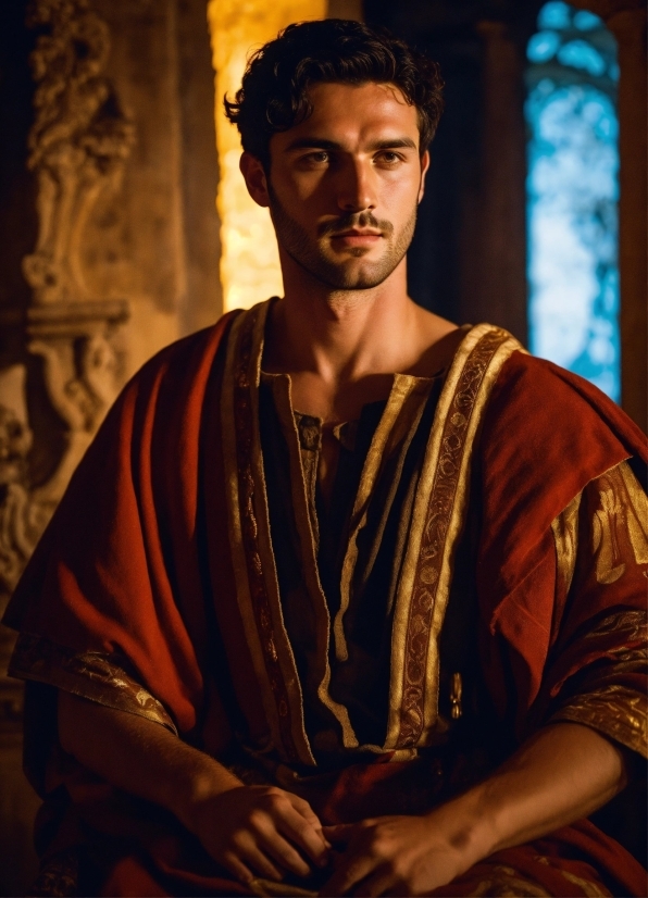 Hairstyle, Human, Temple, Sleeve, Beard, Flash Photography