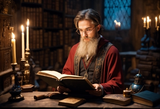 Human, Candle, Publication, Beard, Event, Book