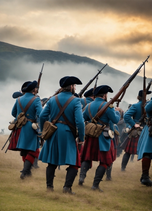 Cloud, Sky, Mountain, Grassland, Uniform, Event