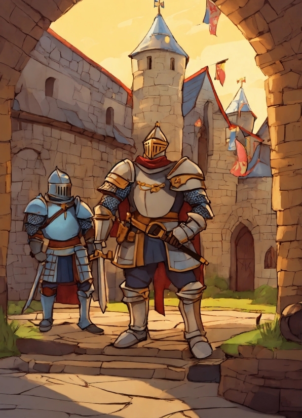 Cartoon, Cuirass, Art, Breastplate, Armour, Window