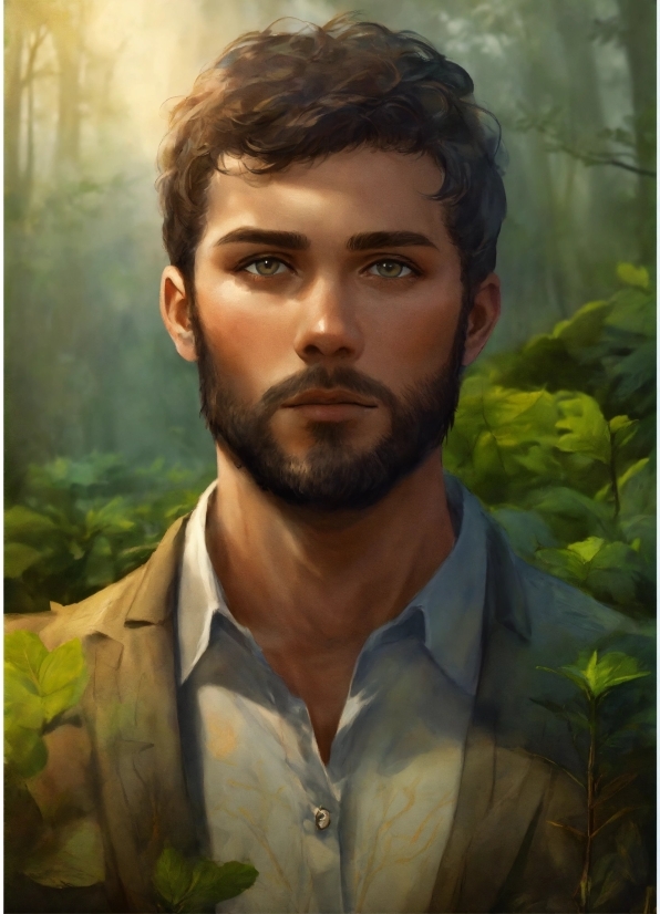 Forehead, Facial Expression, Beard, Leaf, Botany, Jaw