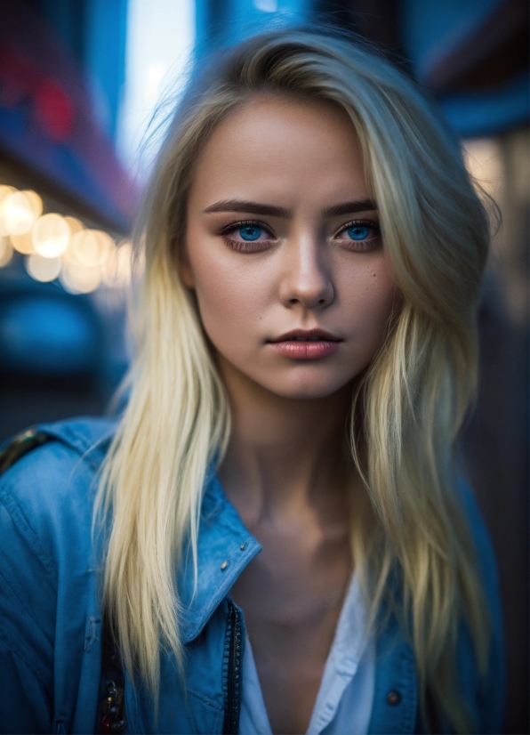 Cheek, Lip, Eyebrow, Eyelash, Blue, Azure