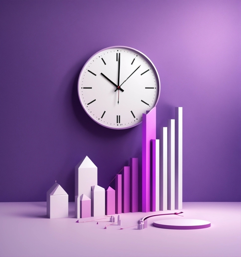 Purple, Clock, Rectangle, Violet, Pink, Font