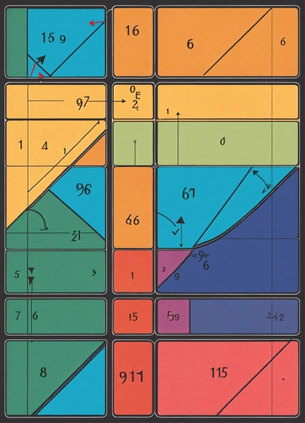 Colorfulness, Rectangle, Slope, Triangle, Font, Parallel