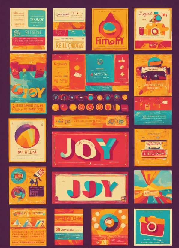 Orange, Rectangle, Font, Games, Advertising, Magenta