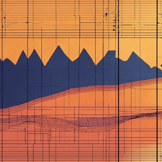 Slope, Orange, Parallel, Pattern, Tints And Shades, Sky