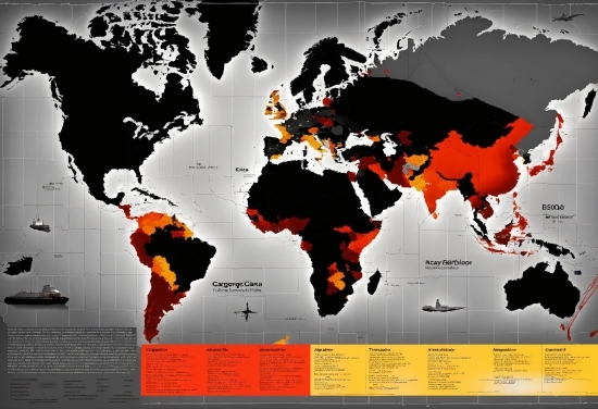 World, Map, Light, Font, Atlas, Graphics