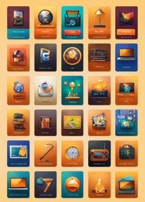 Brown, Product, Rectangle, Orange, Font, Gadget