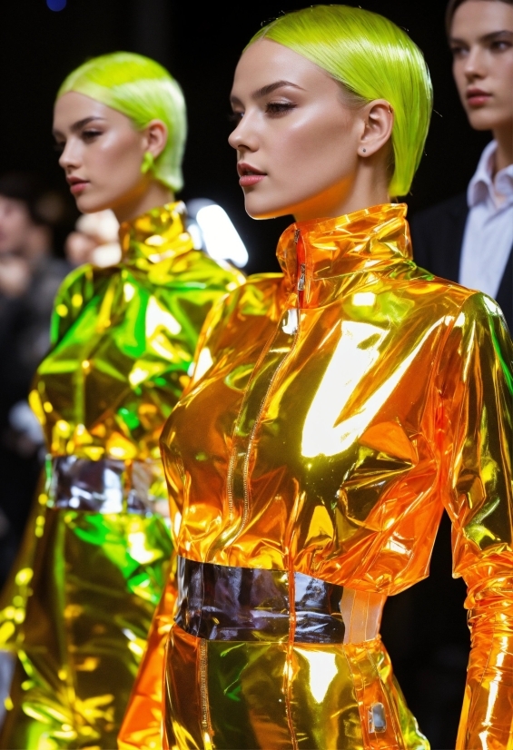 Face, Green, Entertainment, Performing Arts, Yellow, Fashion Design