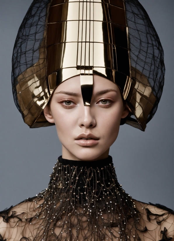 Head, White, Eyelash, Headgear, Black Hair, Fashion Design