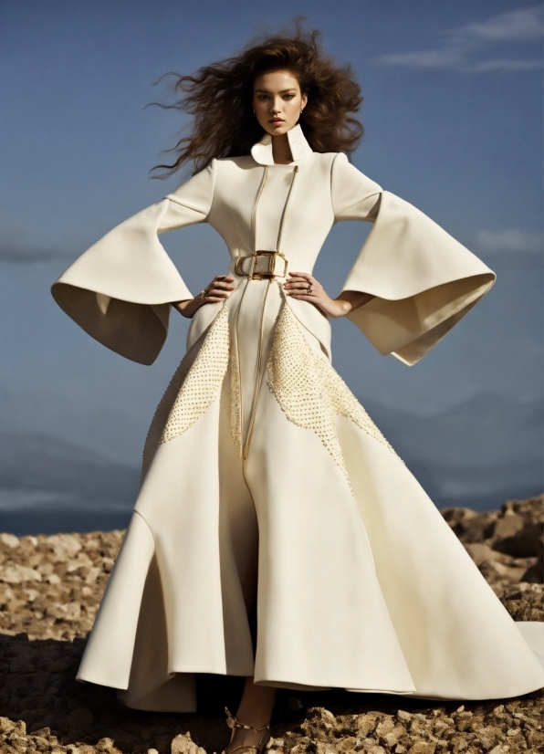 Sky, Sleeve, Gown, Fashion Design, Cg Artwork, Formal Wear