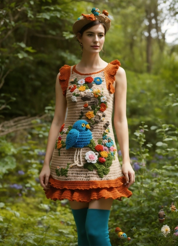 Hair, Plant, One-piece Garment, Fashion, Day Dress, Botany