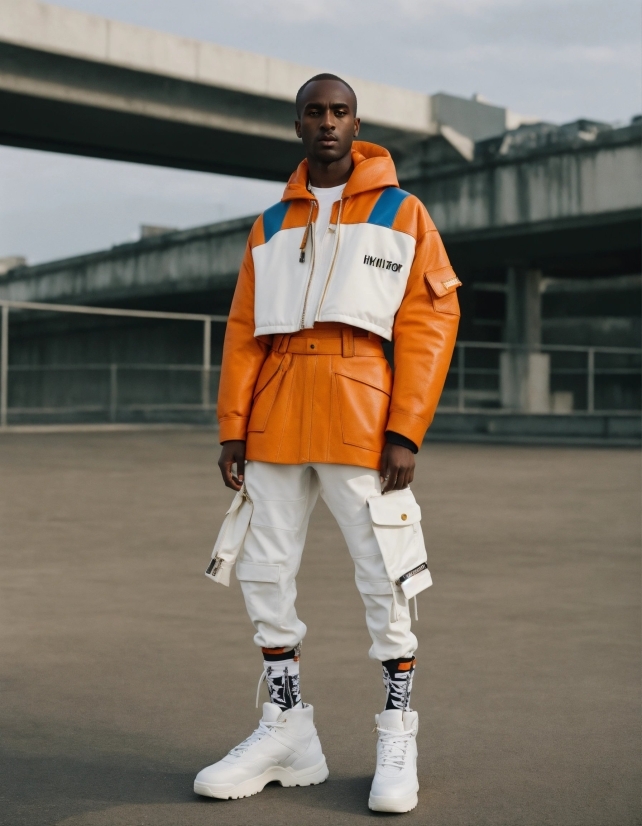 Footwear, Sports Uniform, Jersey, Sleeve, Orange, Sky