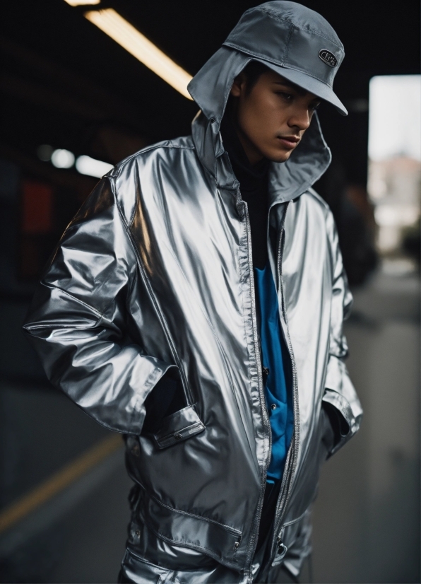 Flash Photography, Sleeve, Jacket, Leather Jacket, Cap, Headgear