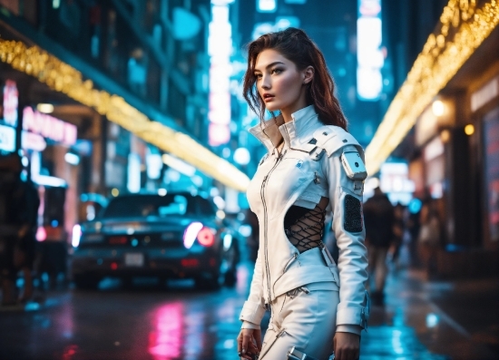 Flash Photography, Fashion, Sleeve, Standing, Waist, Automotive Design